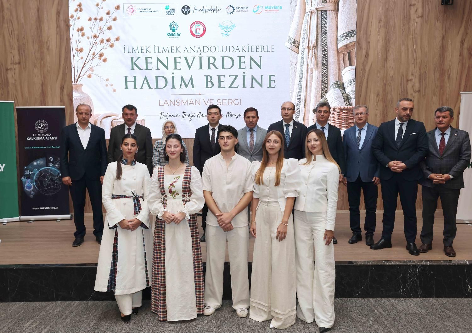 İlmek İlmek Anadoludakilerle Kenevirden Hadim Bezine Projesi Karatay’da tanıtıldı