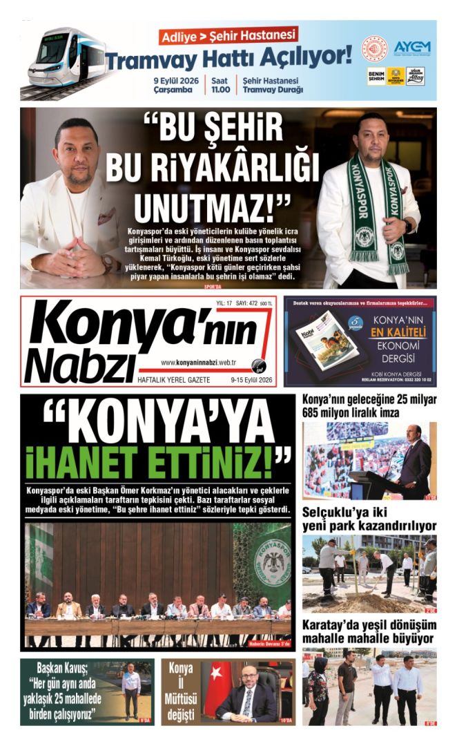 	Konya'nın Nabzı Gazetesi -472