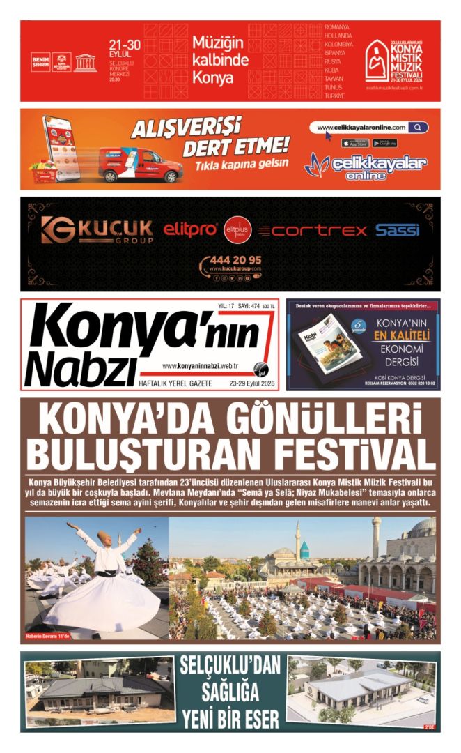 Konya'nın Nabzı Gazetesi -474