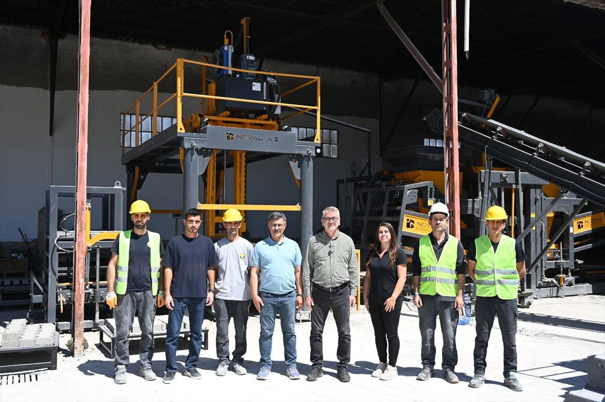 Seydişehir Belediyesi parke üretim tesisi kurdu