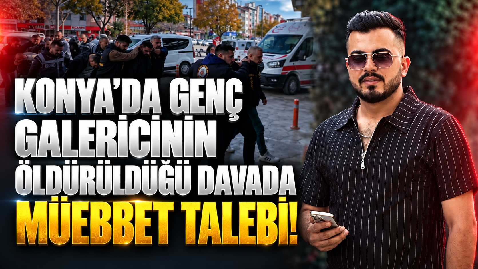 Konya’da genç galericinin öldürüldüğü davada müebbet talebi!