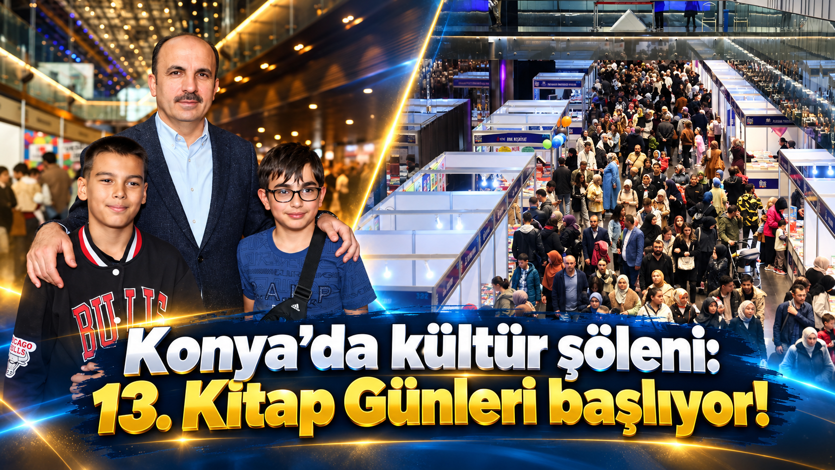 Konya’da kitap zamanı: 116 yayınevi, 143 yazar okurlarla buluşuyor!