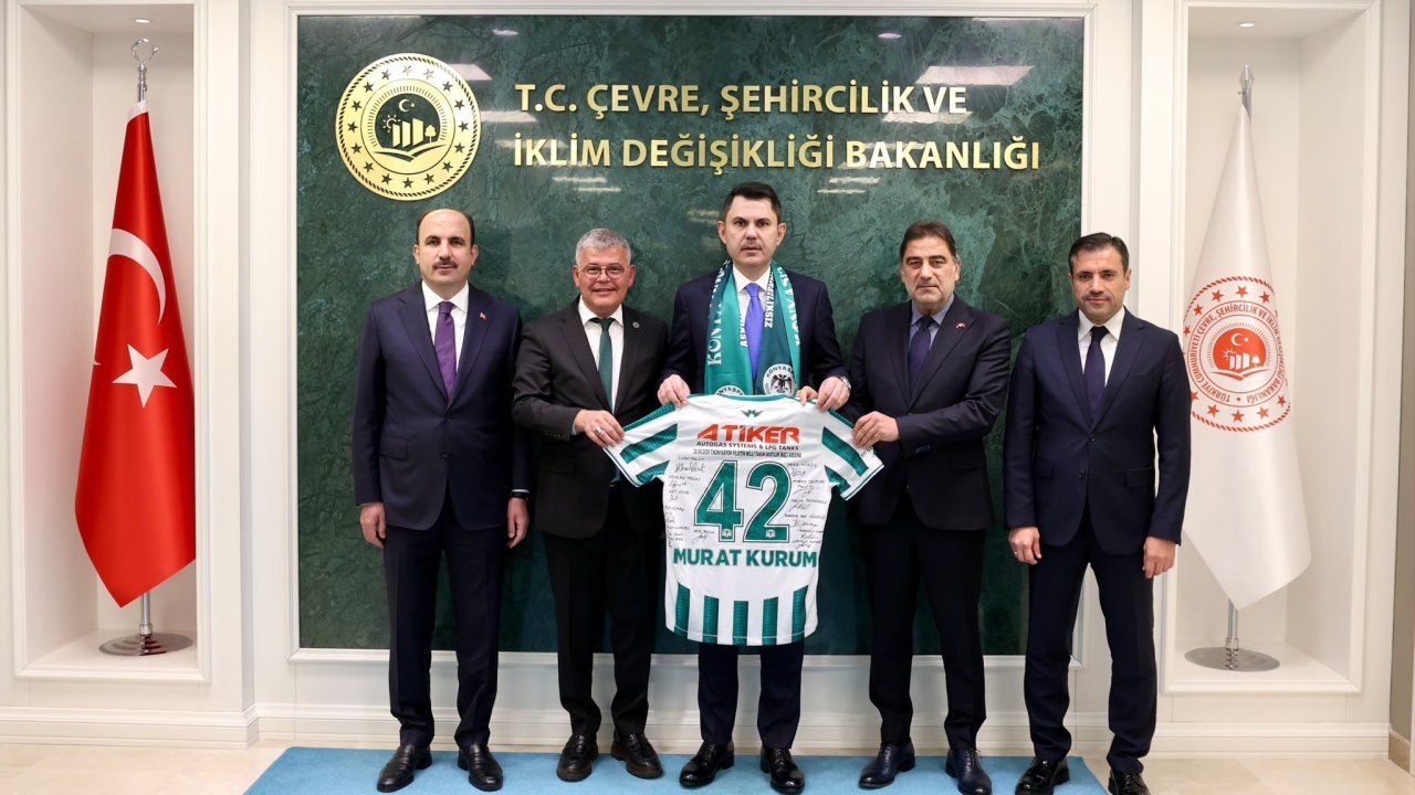 Konyaspor’dan Murat Kurum’a anlamlı jest!