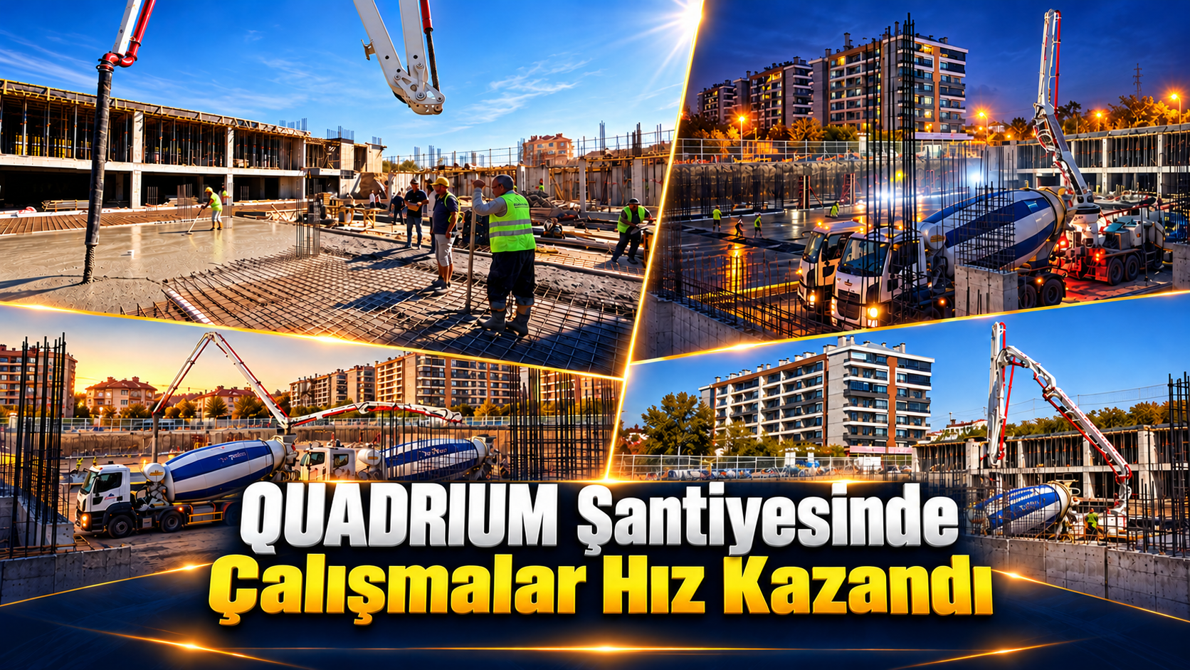 QUADRIUM Şantiyesinde Çalışmalar Hız Kazandı
