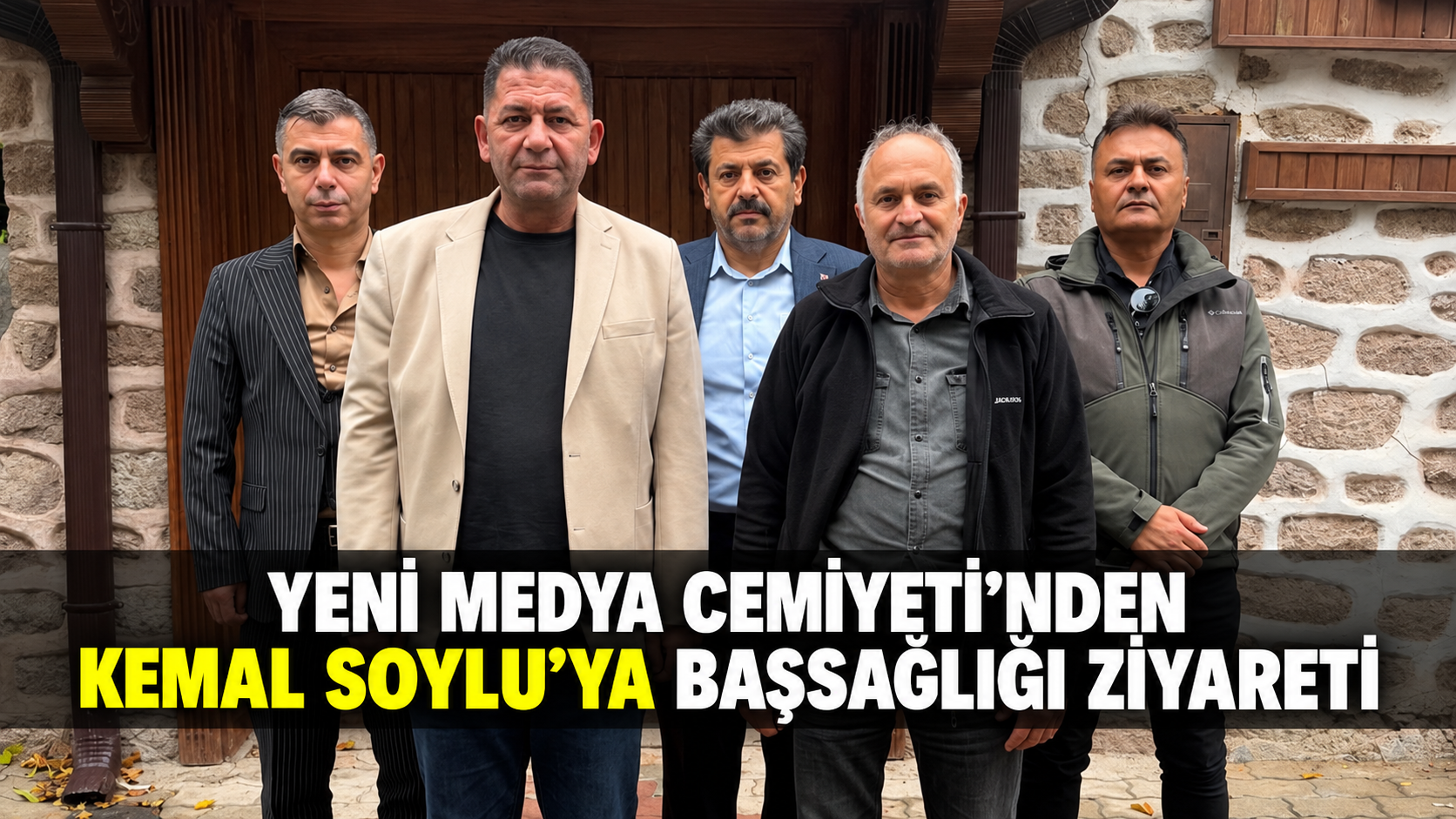 Yeni Medya Cemiyeti’nden Kemal Soylu’ya başsağlığı ziyareti