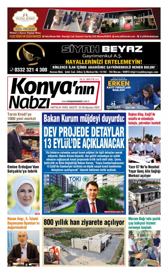Konya'nın Nabzı Gazetesi -178