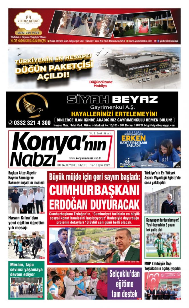Konya'nın Nabzı Gazetesi -181