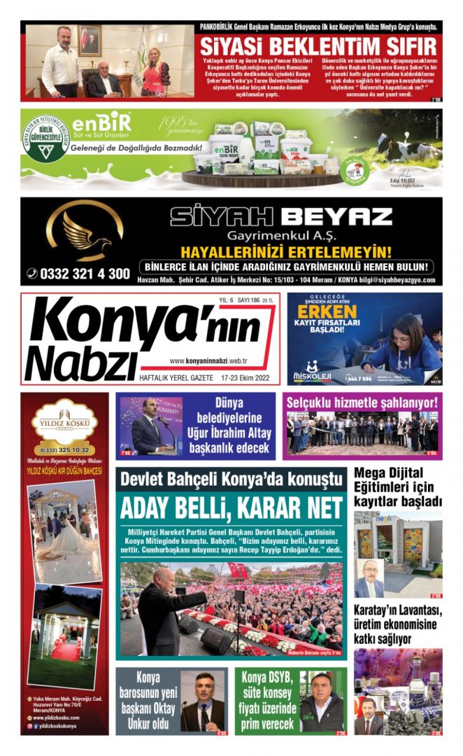 Konya'nın Nabzı Gazetesi -186