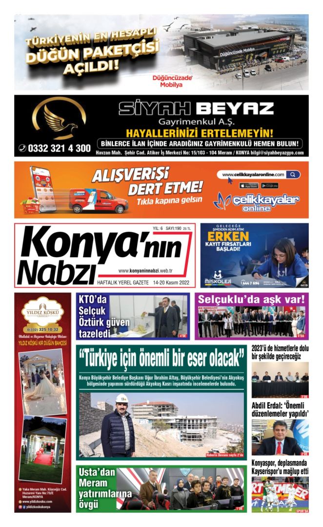 Konya'nın Nabzı Gazetesi -190