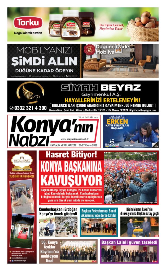 Konya'nın Nabzı Gazetesi -191